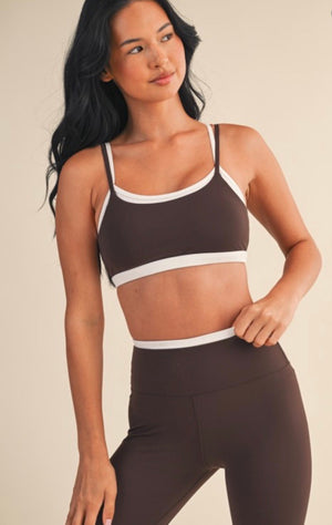 Cocoa Layered Bra