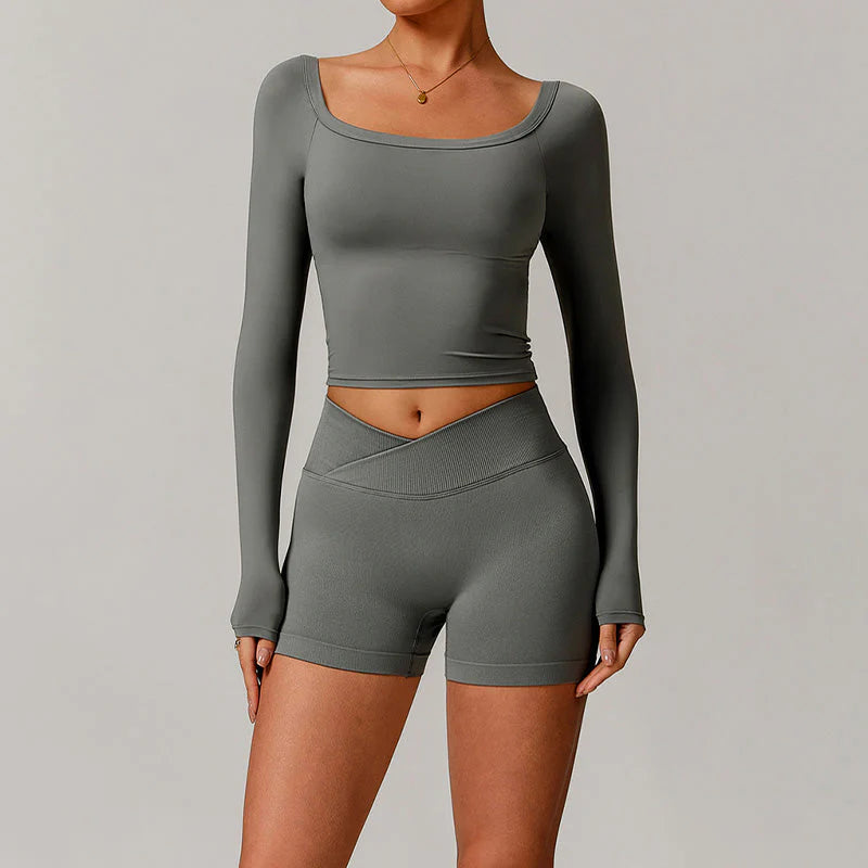Romantically Ribbed Set