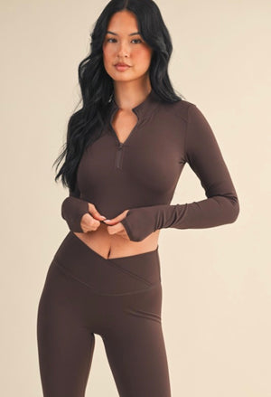 Cocoa 1/4 Zip